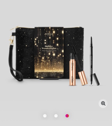 KIKO Holiday Wonderlights Stayglam Black Duo Eyes Gift Set набор декоративной косметики для женщин