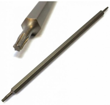 Force бита 126D3040 1/4" Бита двухсторонняя Torx T30*Т40 (длинная) (165мм) 1 шт