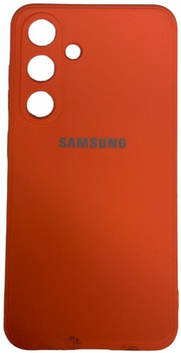 Чехол msin для Samsung Galaxy S24 оранжевый