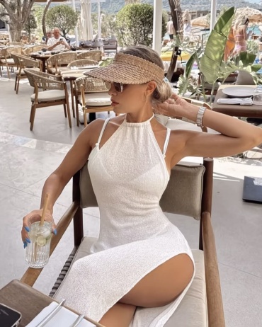 Платье белый