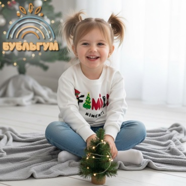 Свитшот ConCon kids светло-бежевый