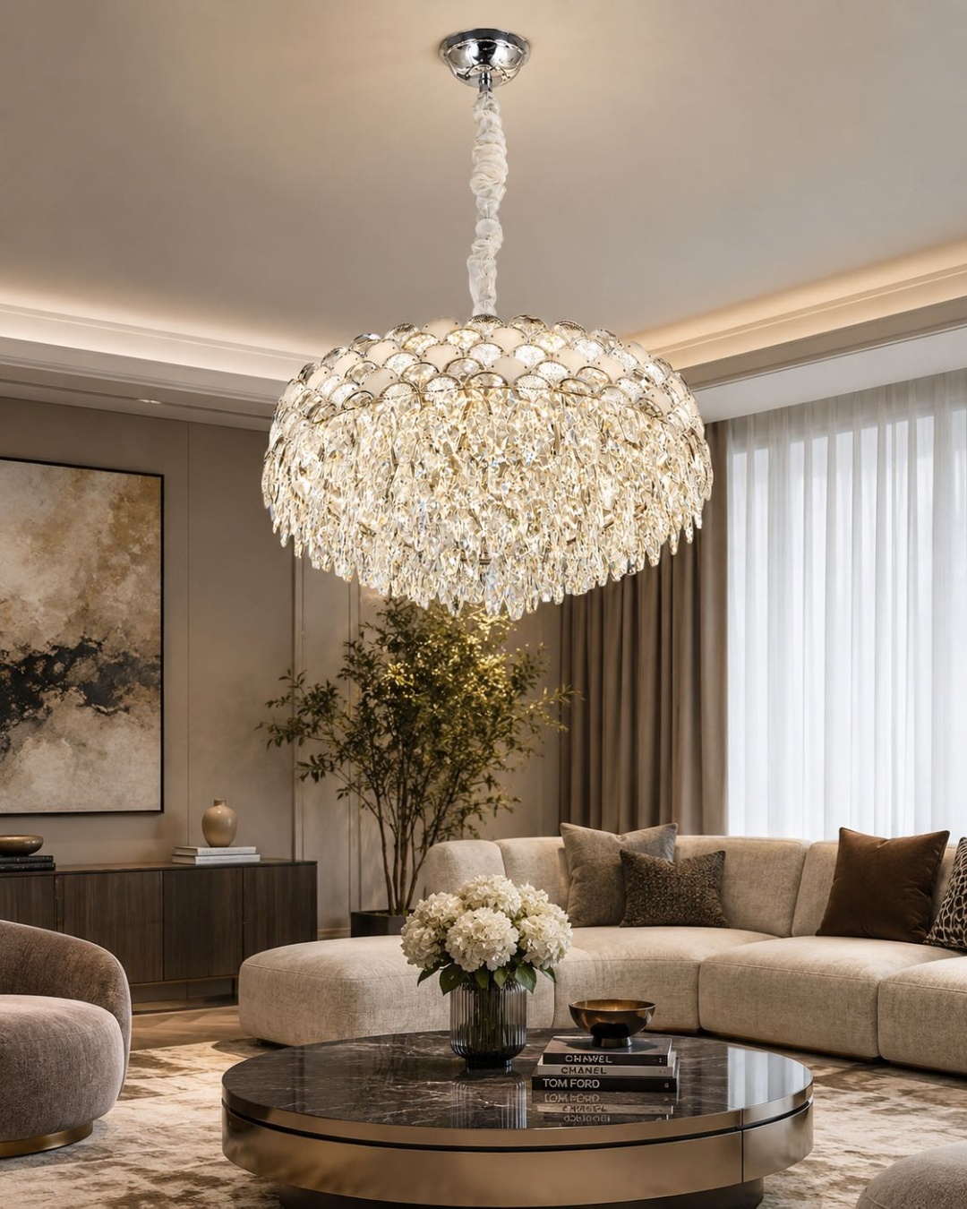 Люстра подвесная LED, кол-во ламп: 1 шт