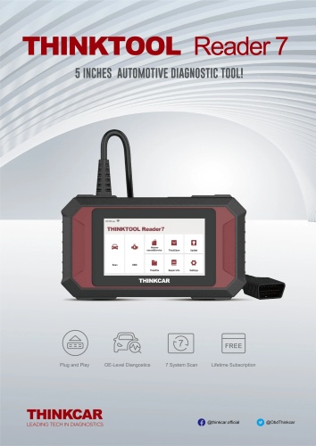 Thinkcar мультимарочный автосканер Thinktool Reader 7