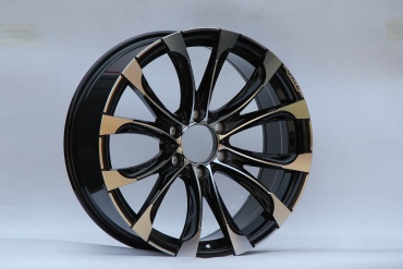 Baochi H149F 8.5x20/6x139.7 D106.1 ET25 4 диска черный, золотистый