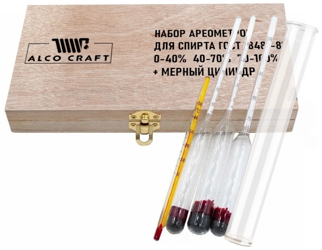 Alco Craft спиртометр АСП-3-1 мультиколор