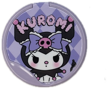 Kuromi зеркало карманное 8,5 см