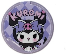 Kuromi зеркало карманное 8,5 см