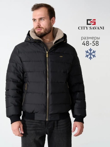 Пуховик CITY SAVANI черный