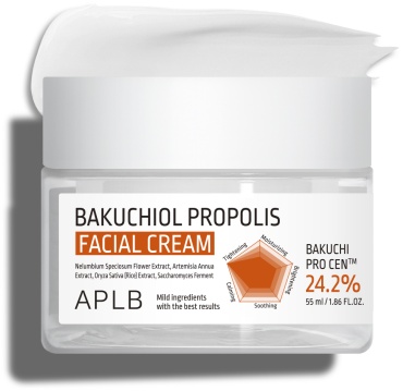 APLB крем Bakuchiol Propolis Facial Cream для лица, для носогубной области 55 мл