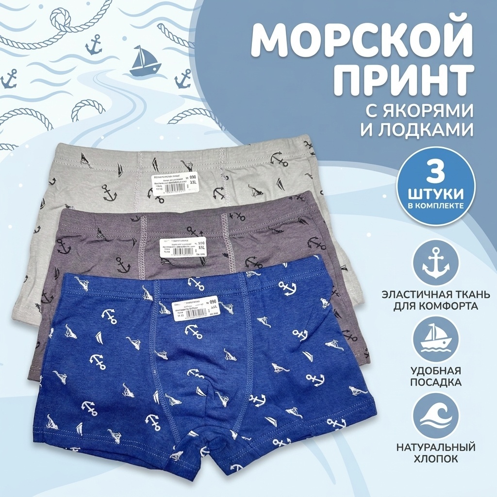 Боксеры ASLAN мультиколор