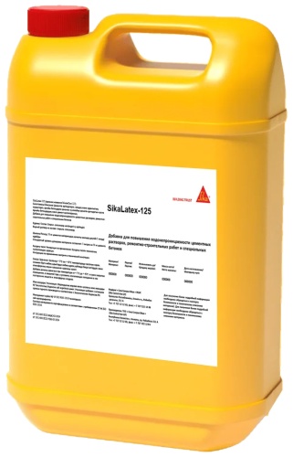 Добавка полимерная, полимерная Sika SikaLatex 125 10 кг