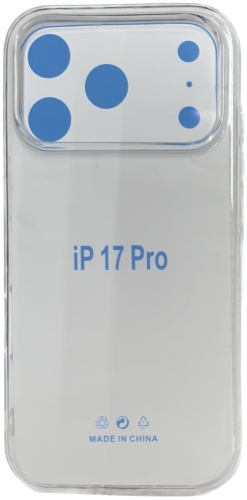 Чехол для Apple iPhone 17 Pro прозрачный