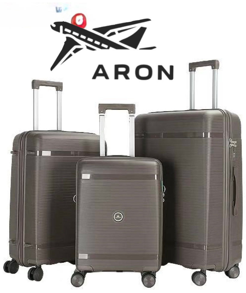Чемодан ARON-003 полипропилен 220 л графит