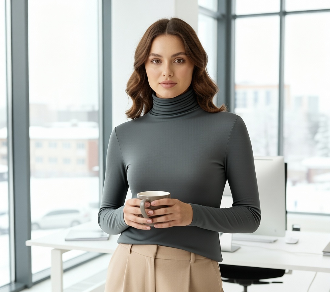 Водолазка Fashion серый