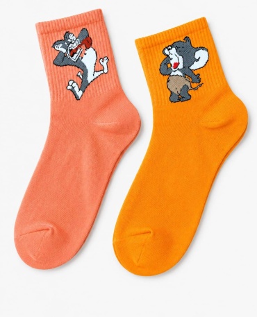 Носки FASHION KIDS SOCKS Том и Джерри Том и Джерри 2 пары оранжевый, мультиколор 35-39
