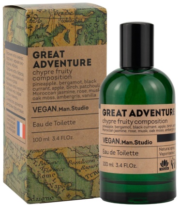 DELTA PARFUM Vegan Man Studio Great Adventure туалетная вода EDT 100 мл, для мужчин