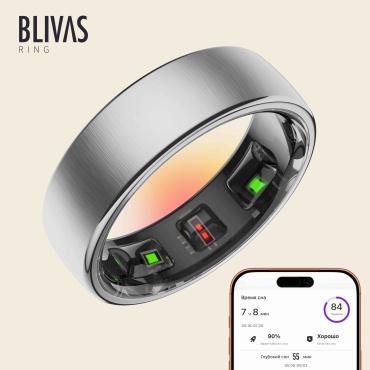 Смарт-кольцо BLIVAS Ring размер 7 серебристый