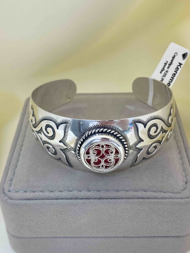 Keremet Jewelry Kj009927 длина 19 см, вес 26.82 г серебро, плетение отсутствует