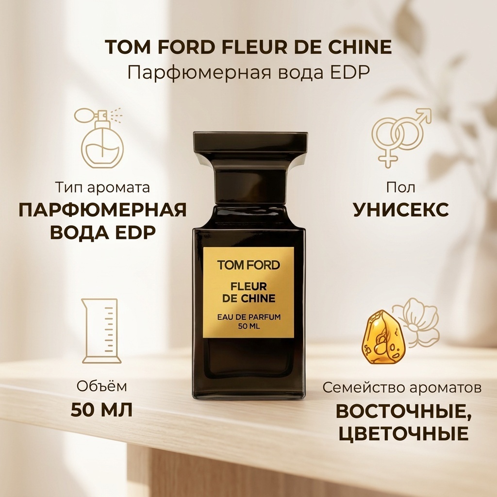 TOM FORD Fleur de Chine парфюмерная вода EDP 50 мл, унисекс