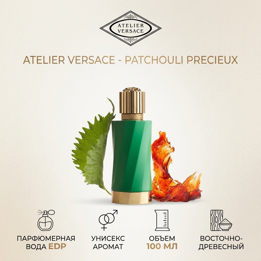 Versace Atelier Versace - Patchouli Precieux парфюмерная вода EDP 100 мл, унисекс