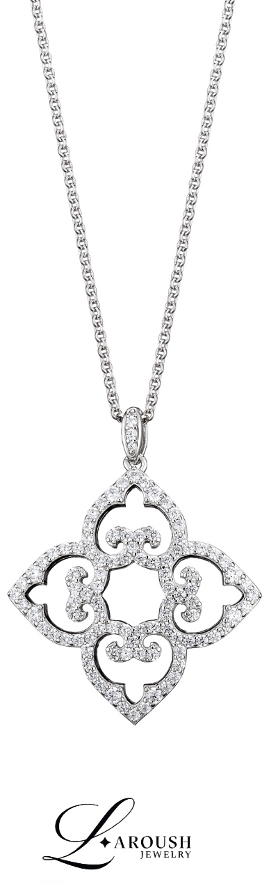Подвеска Laroush Jewelry NK021284SSPR000-1 вес 12.3 г серебро, циркон