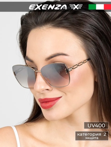 Exenza солнцезащитные очки прямоугольные градиент