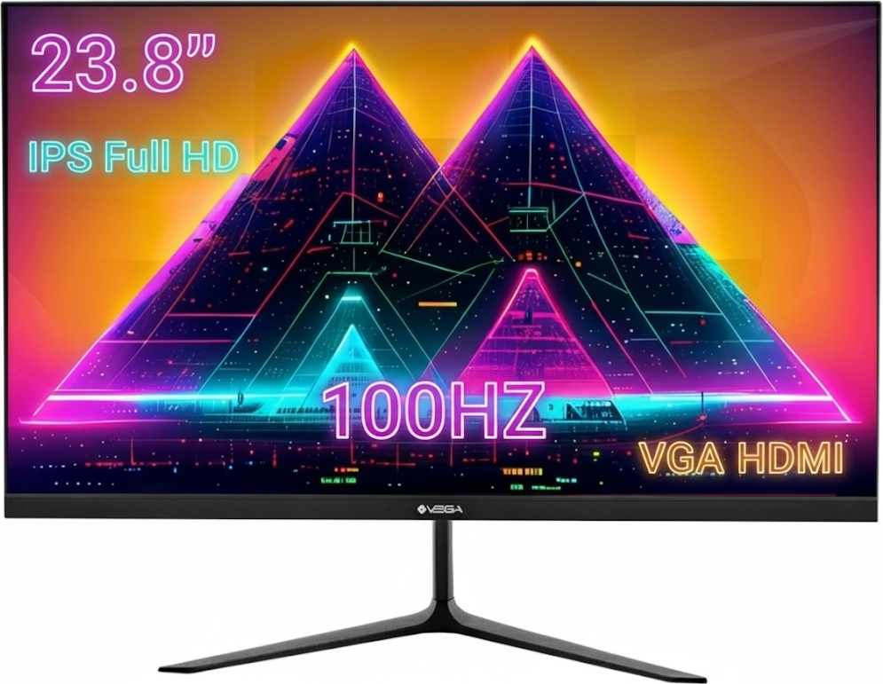 Монитор 23.8" VEGA VHF238-100CB черный