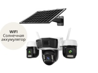 Smart Tech камера видеонаблюдения WiFi Солнечный аккумулятор TL-1, 12MP, расширение 2048x1536
