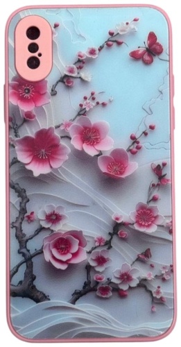 Чехол для Apple iPhone Xs розовый
