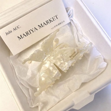MARIYA MARKET заколка краб 1 шт, кремовый