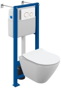 Cersanit унитаз с инсталляцией City, керамика