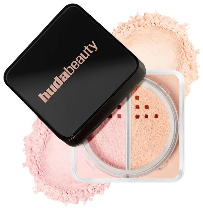 Пудра Huda Beauty Easy Bake Duo Loose Powder рассыпчатая Cherry peach розовый