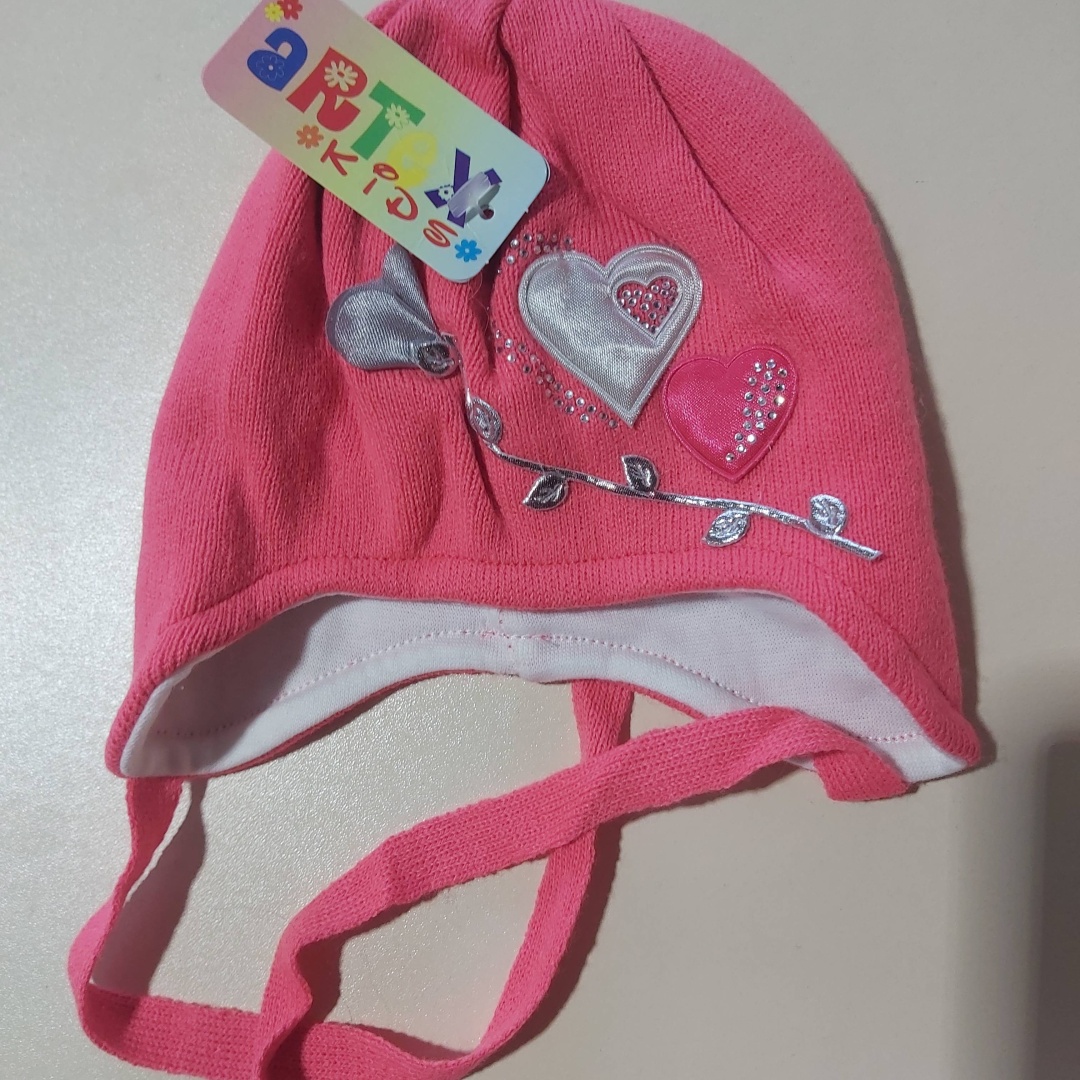 Шапка Artex Kids 290828061 коралловый 44, 48