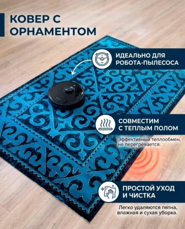 Ковер BAINUR 200x300 см, короткий ворс, Казахстан