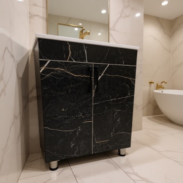 Тумба с раковиной Klasser 770903959, 60x85x47 см, черный