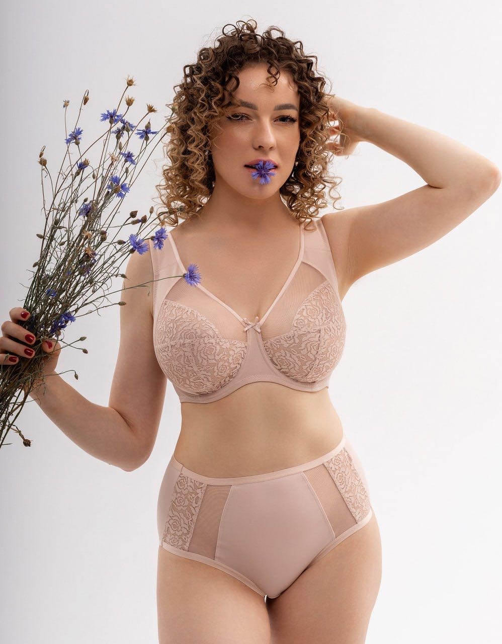 Бюстгальтер мягкая чашка Honey Lingerie бежевый