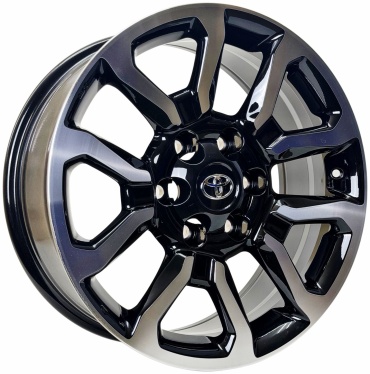 Wheels 962FDD 7.5x18/6x139.7 D106.1 ET25 4 диска черный, хром