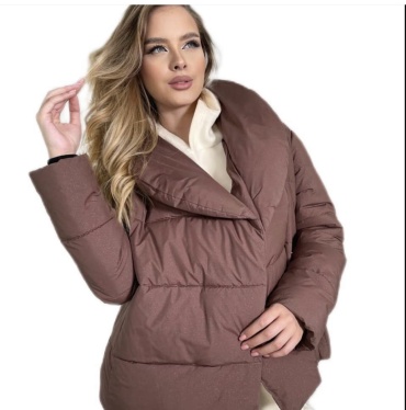 Зимняя куртка AIKA SHOP коричневый