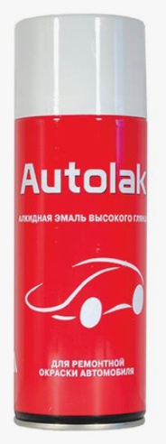 Autolak эмаль для ремонтной окраски автомобиля тон желтый, 520 мл