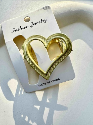 Fashion Jewelry заколка краб 1 шт, золотистый