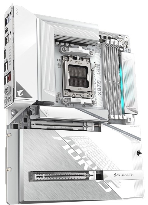 Материнская плата GIGABYTE X870 AORUS STEALTH ICE (REV1.2)