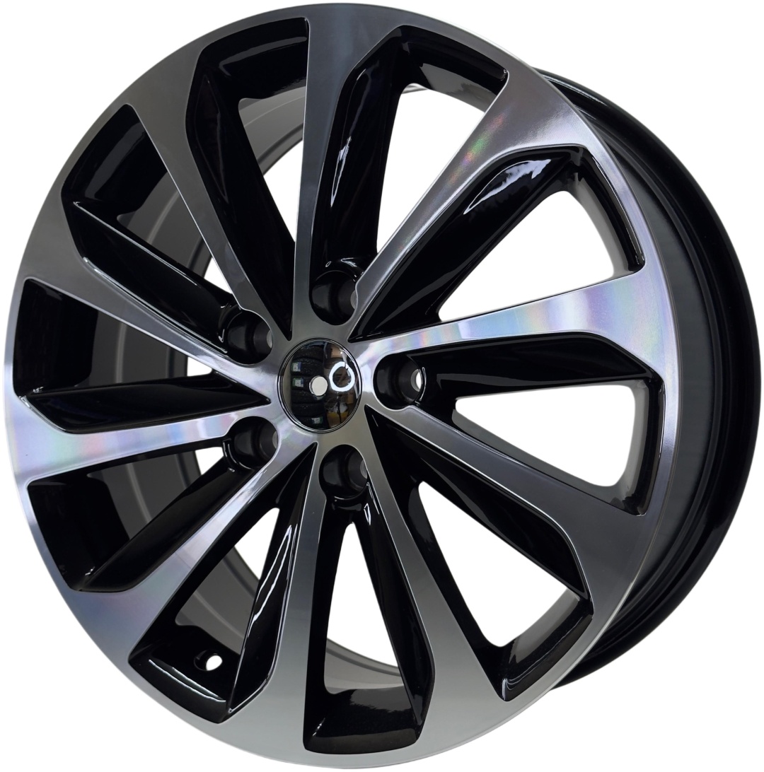 Yixing 755 WestWheelsShop 7x17/5x114.3 D67.1 ET45 4 диска черный, хром