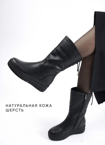 Полусапоги BADE черный