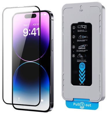 Стекло LVL Mobiles для Apple Iphone 16 Pro Max черный