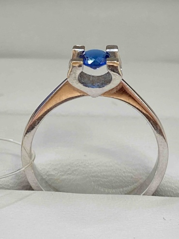 DN Jewelry 30 размер 17 вес 3.3 г золото, наносапфир