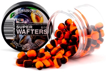 GBS Baits GBS-W777 Baits Wafters 8*10мм Натуральный мёд Чарующая слива 0.066 кг