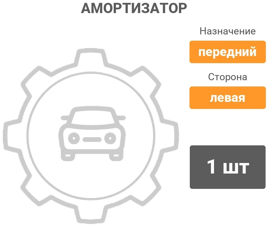 Амортизатор Kormax передний KMS047L 1 шт