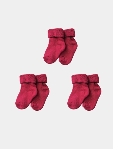 Носки Para Socks Носки махра (6-12 мес.), N2D004 бордовый 18