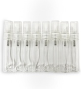 Флакон дорожный наливным путем стекло, пластик 5 мл 8 шт