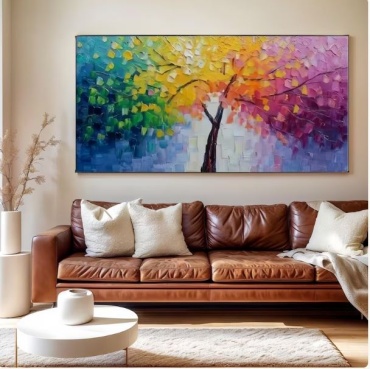 Картина Дерево желаний. на подрамнике theBaiss.com 100x70 см